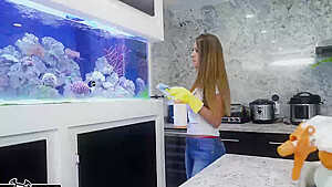 hot maid takes her generous employer s cock